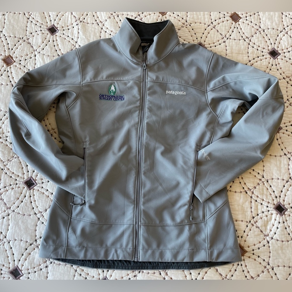 PATAGONIA -Polartec Windbloc Jacket Womens size large * with logo*